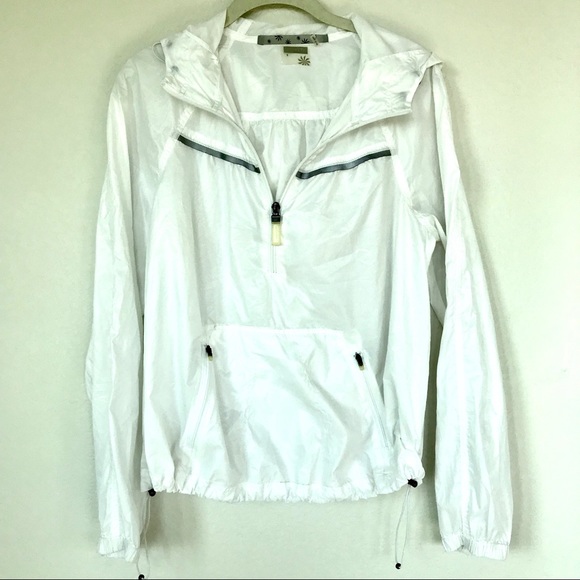 Athleta Jackets & Blazers - Athleta White Pullover Windbreaker Jacket